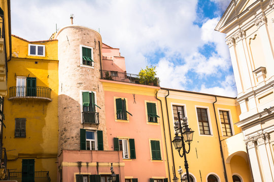 Houses in the Historic District in Sanremo