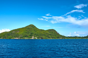 Fototapeta na wymiar Beautiful landscape at Seychelles