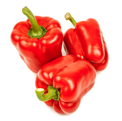 red pepper isolated on white background