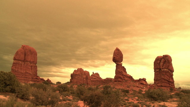 Arches National Park Time Lapse - Clip 1