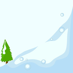 Winter Tree Snow Background