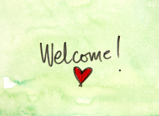 welcome message