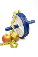 fitness on the white background