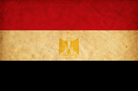 Egypt grunge flag