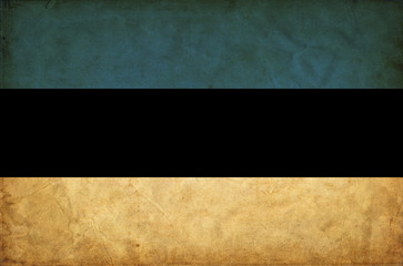 Estonia grunge flag