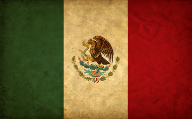 Mexico grunge flag - 78917625