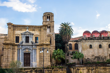Fototapeta na wymiar martorana church, in Palermo, Italy