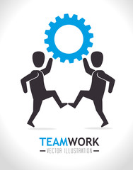 Teamwork design, vector illustration.