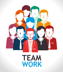 Teamwork design, vector illustration.