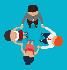 Teamwork design, vector illustration.