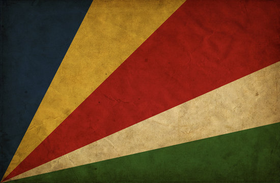 Seychelles grunge flag © irishmaster