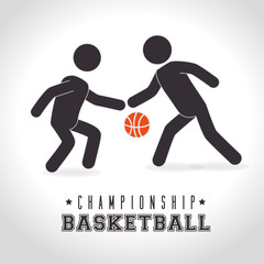 Basketball design, vector illustration.
