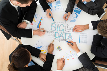 Businesspeople  Planning Bigdata
