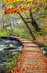 Plitvice National Park, Croatia, Europe - Autumn colors