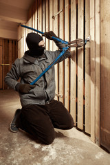 Thief at work