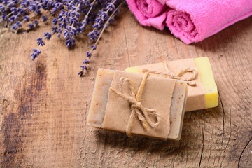 Obraz na płótnie Canvas Lavender soap