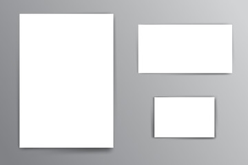 Paper sheets mock ups