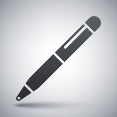 Vector ballpoint pen icon