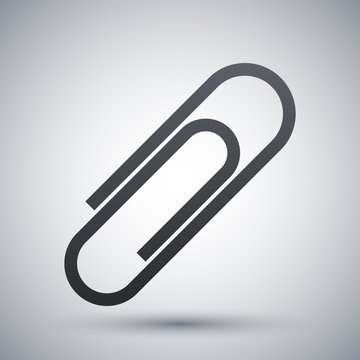 Vector paper clip icon