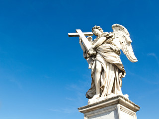 Angel with cross, Sant'Angelo bridge, Rome