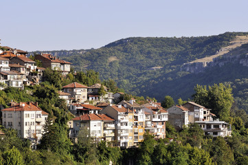 Fototapeta na wymiar View from Veliko Tarnovo, medieval town in Bulgaria