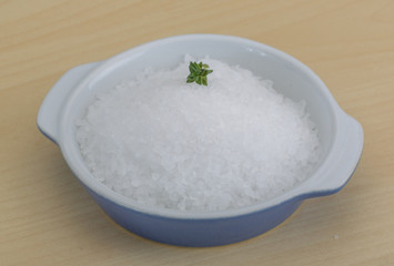 Sea salt crystal