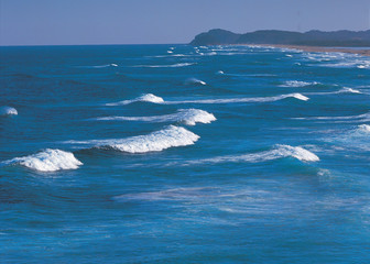 Fototapeta premium 바다와 파도