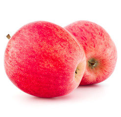 Red apple isolated on white background cutout
