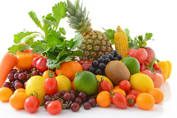 新鮮な野菜と果物