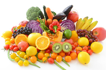 新鮮な野菜と果物