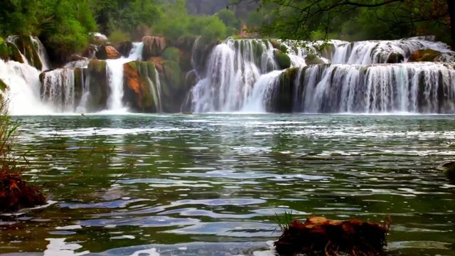 krka waterfall Croatian national parks,