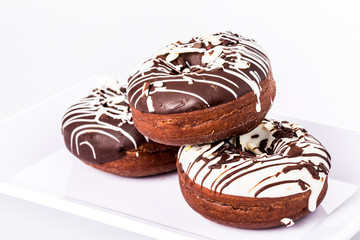 donut on white blackground