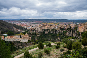 Fototapeta na wymiar Hanging houses of Cuenca. Spain.
