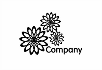 Logo Abstract flowers