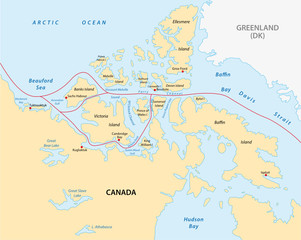 northwest passage map