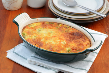 Gluten free crustless pepper quiche