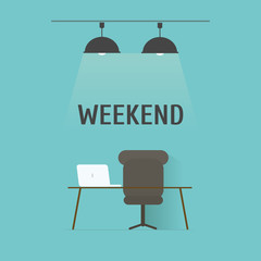 weekend,vector,illustration.