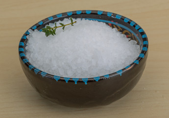 Sea salt crystal
