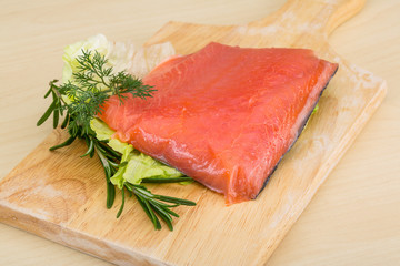 Salted salmon