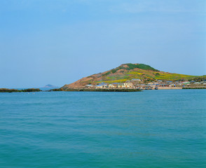 Fototapeta premium 섬과 마을