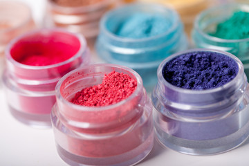 colorful mineral eyeshadows