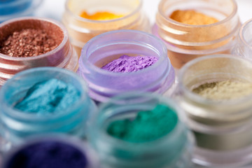 colorful mineral eyeshadows