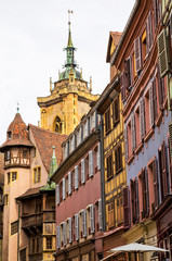 Ville alsacienne et son église