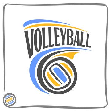 Abstract background on the volleyball theme
