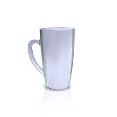 White cup on a white background - 78954033