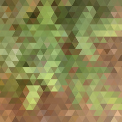 Nature colors triangle abstract background