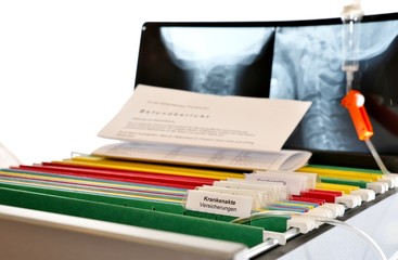 Fototapeta premium Akte Versicherung