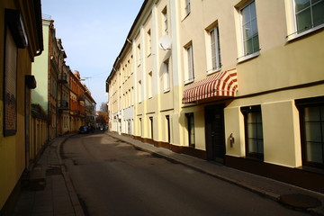 Fototapeta na wymiar Old Town street