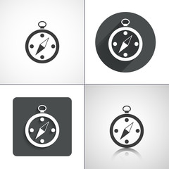 Compass icons. Set elements for Compass icons.