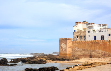 Fototapeta na wymiar Essaouira old harbor, Morocco